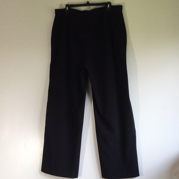 Norton McNaughton Black Dress Slacks, size 18 - Picture 2 of 7
